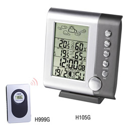 H105G Wireless Weather Station Clock
